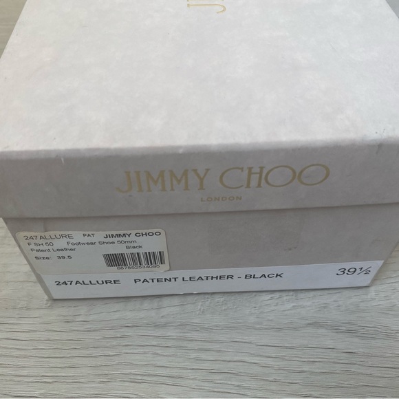 Black patent leather pumps with pointed toe - 2 inch heel - Picture 5 of 6